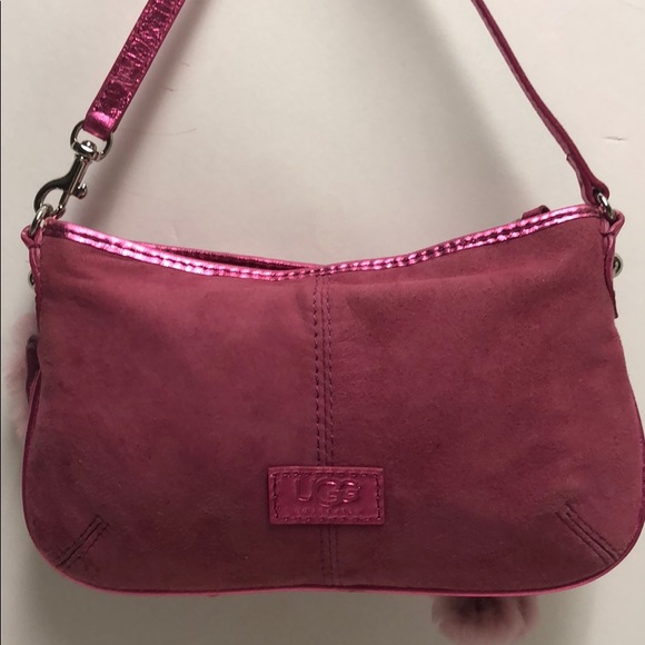 UGG Shoulder Bag Pink Hobo - Picture 3 of 8
